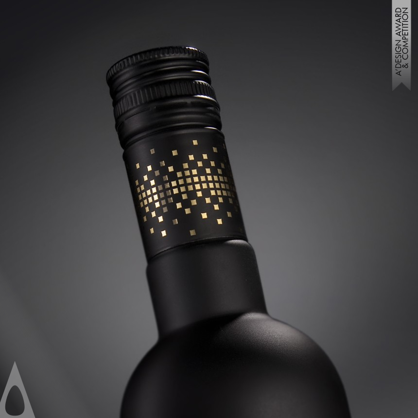 Lithuanian vodka Gold. Black Edition designed by Studija Creata