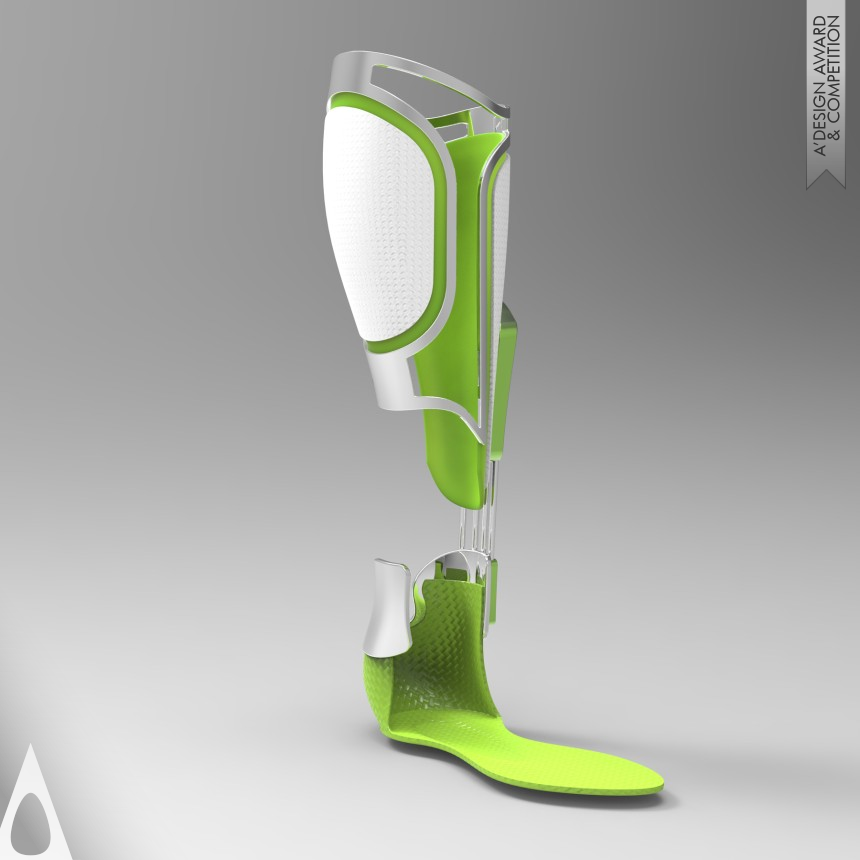 Silver Cybernetics, Prosthesis and Implant Design Award Winner 2014 Avviare  Ankle Foot Orthosis 