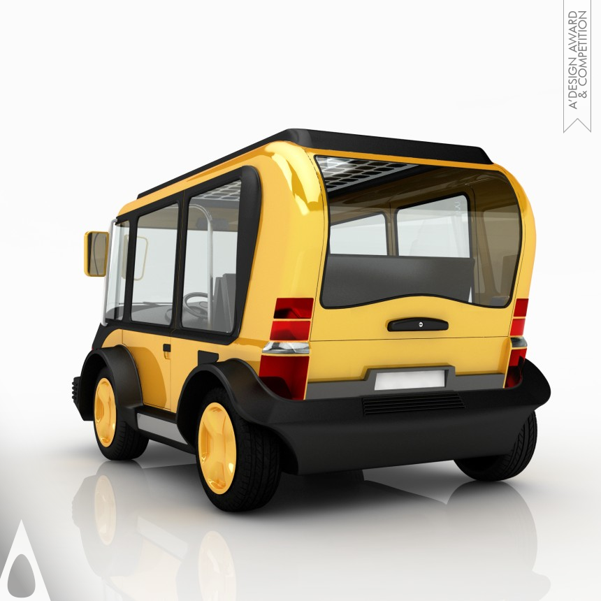 Silver Vehicle, Mobility and Transportation Design Award Winner 2014 Solar Taxi Vehicle 