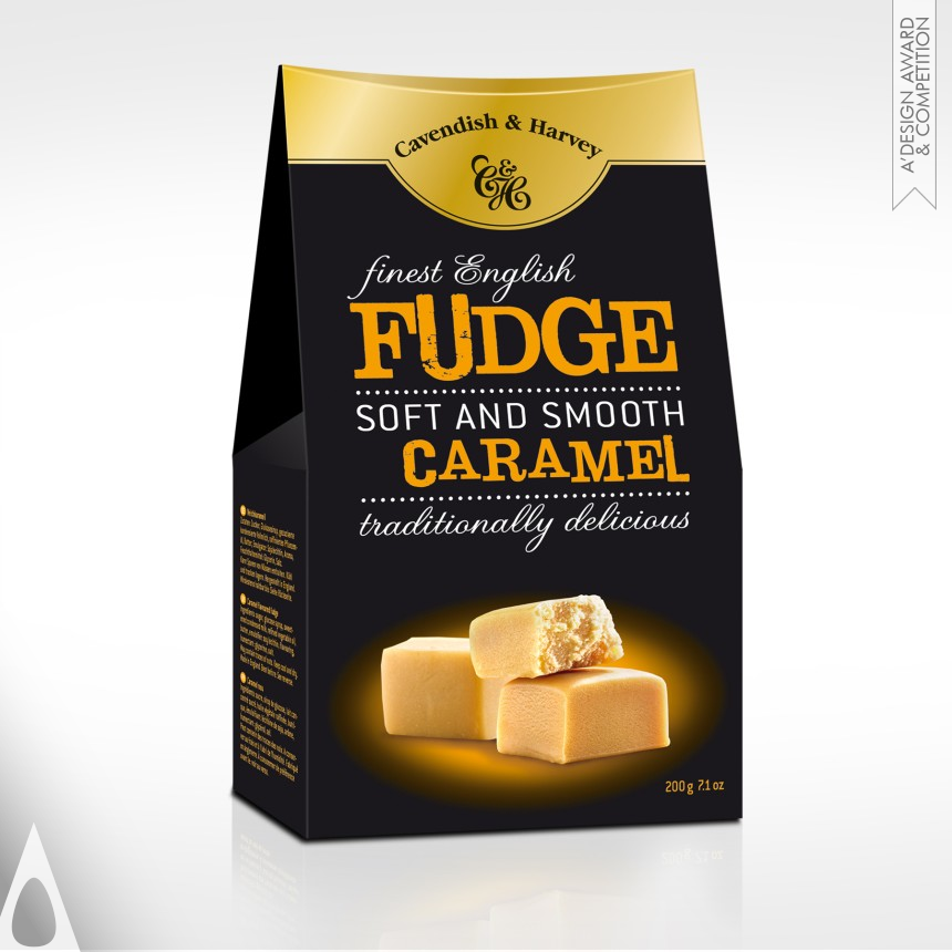 Bronze Packaging Design Award Winner 2014 Fudge & Toffee Fudge and Toffe 