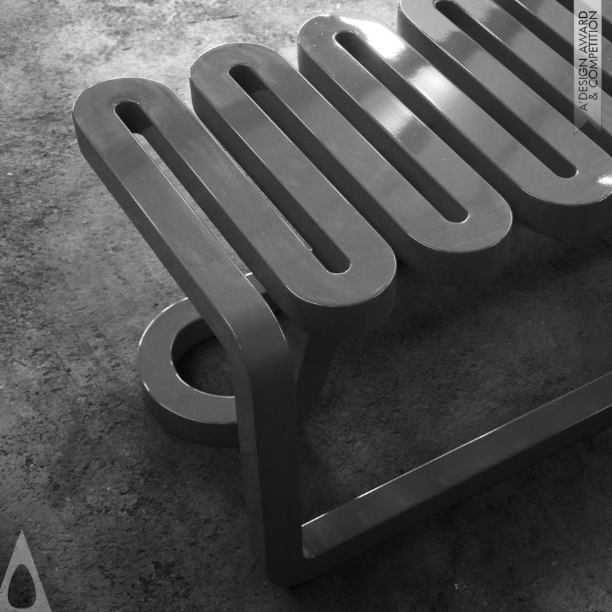 Serpentina Bench - Silver Furniture Design Award Winner