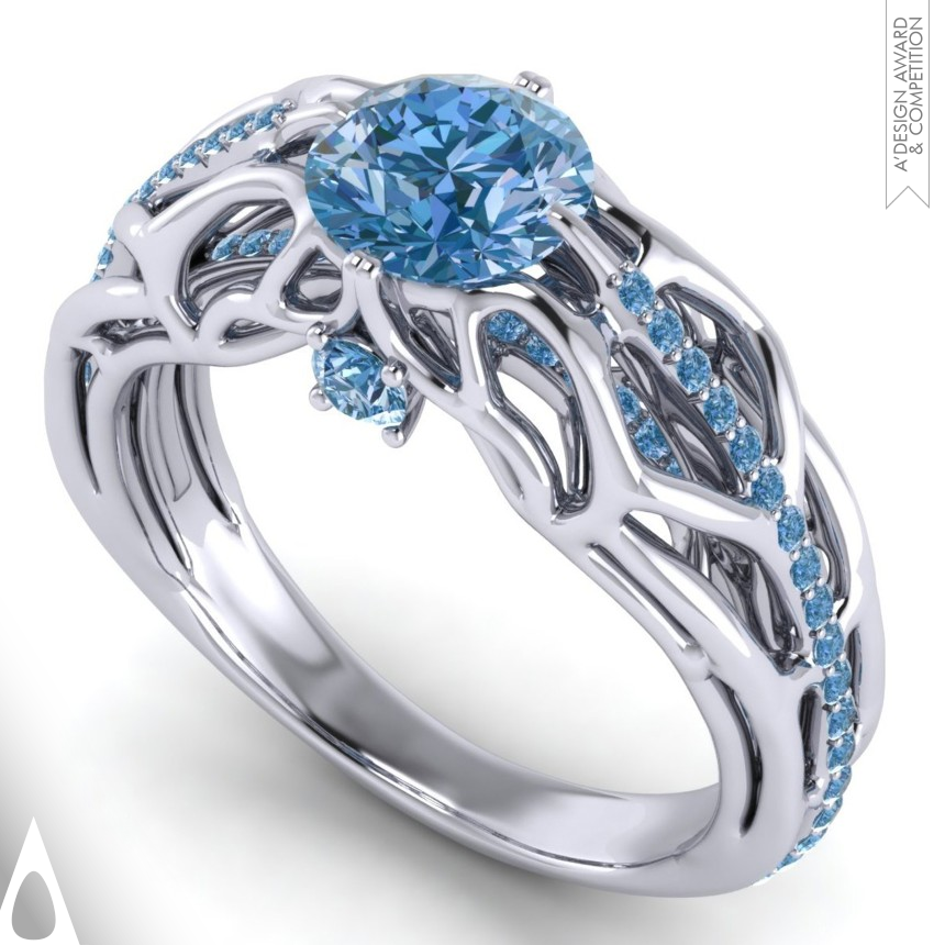 Iron Jewelry Design Award Winner 2014 Biomedical Engagement Ring Jewelry- Ring  