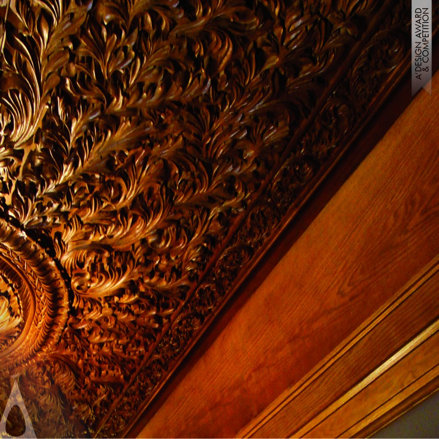 Iron Fine Arts and Art Installation Design Award Winner 2014 Rayon Handcrafted Classic Ceiling  