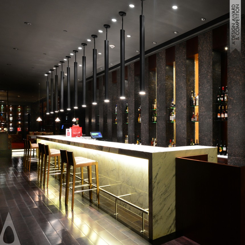 Iron Interior Space and Exhibition Design Award Winner 2014 Linear Lounge Lounge Bar 