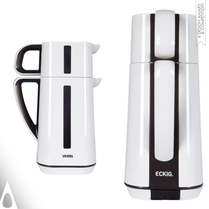 Vestel ID Team's ECKIG breakfast set Kettle, Coffee and Tea Machine, Toaster