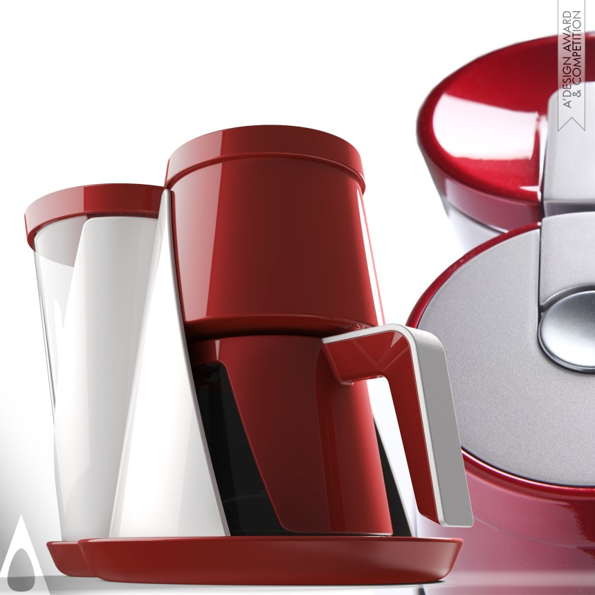 Silver Home Appliances Design Award Winner 2014 MOOD breakfast set  Kettle, Coffee and Tea Machine, Toaster 