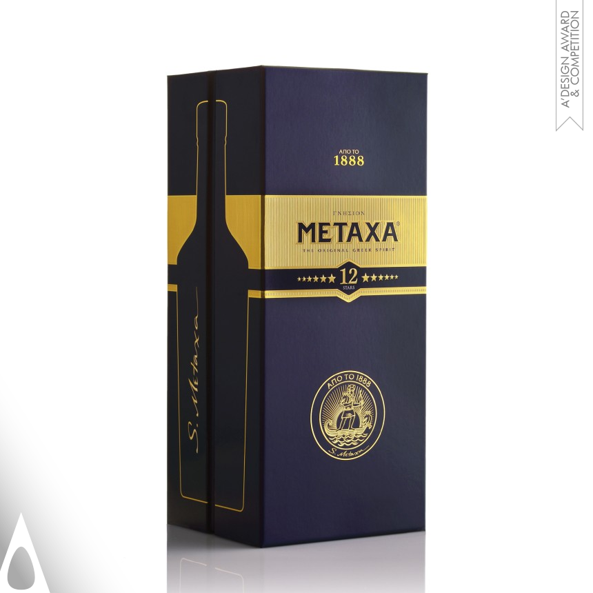 Bronze Packaging Design Award Winner 2014 METAXA 12 STARS DISPLAY GIFTBOX Display Giftbox 