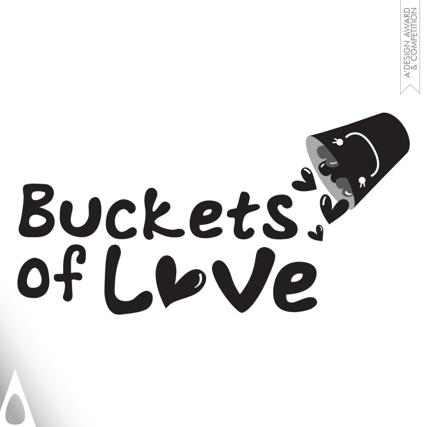 Bronze Social Design Award Winner 2014 Buckets of Love Logo Design 