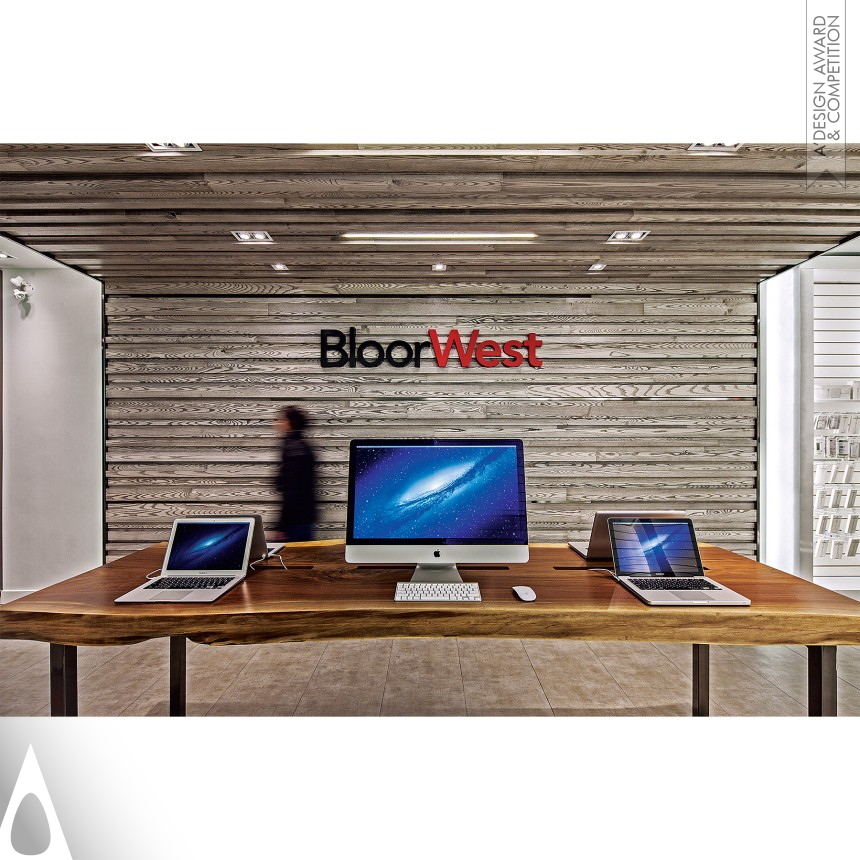 Silver Interior Space and Exhibition Design Award Winner 2014 BloorWest Apple specialist store Apple Specialist 