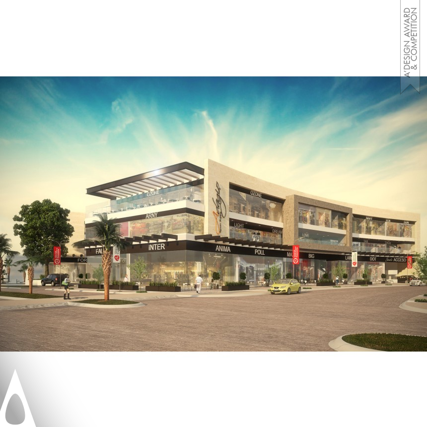 Iron Architecture, Building and Structure Design Award Winner 2014 ADAGIO TOWNPLAZA Lifestyle Stripmall 