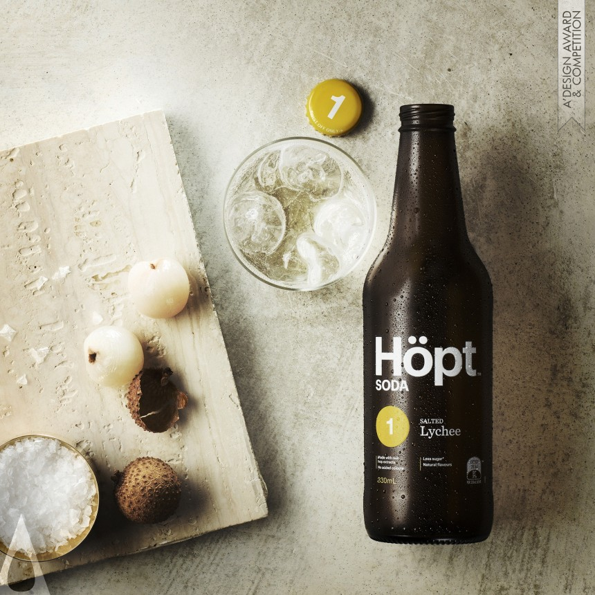 Platinum Food, Beverage and Culinary Arts Design Award Winner 2014 Hopt Clean Soda 