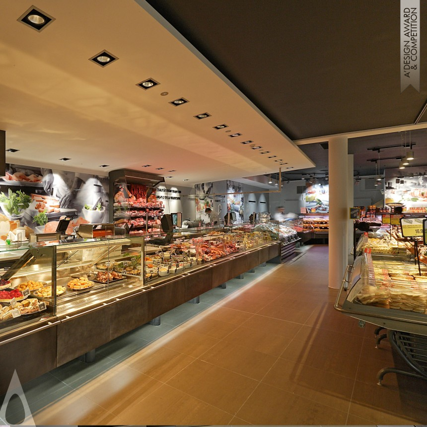 Eurospar Premium del Gruppo Aspiag - Iron Interior Space and Exhibition Design Award Winner