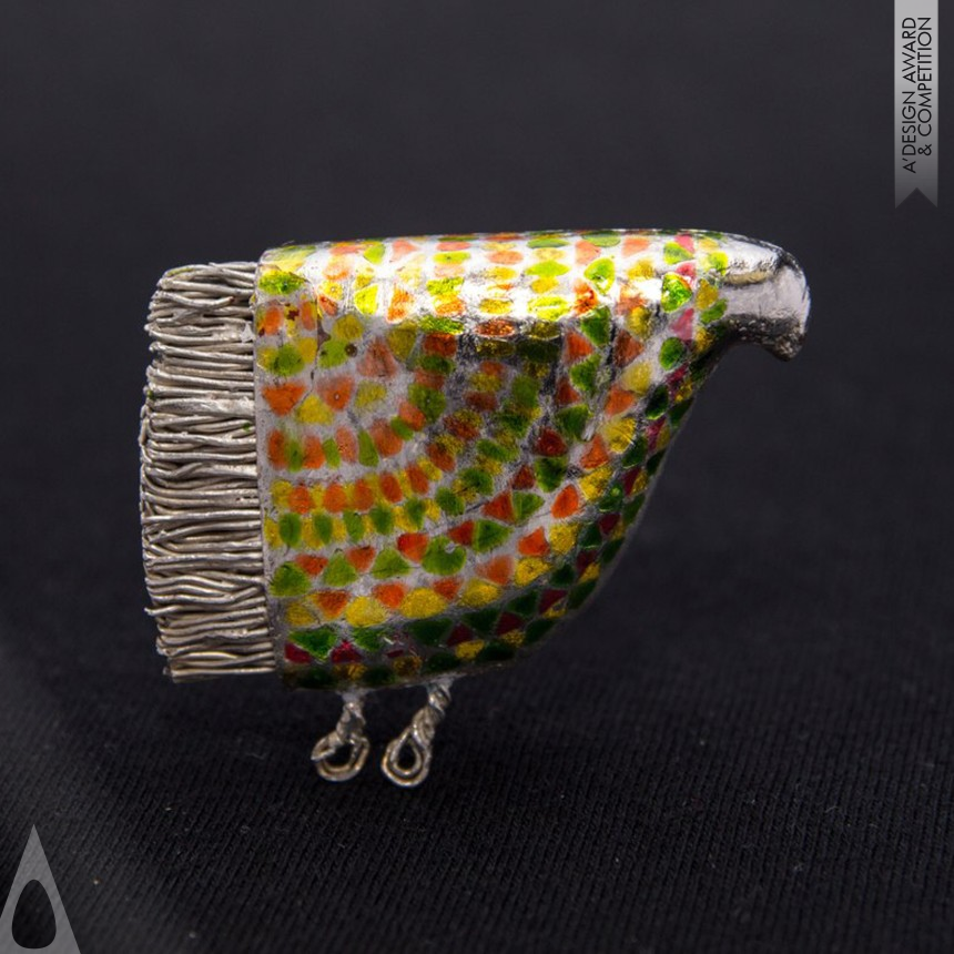 Silver Jewelry Design Award Winner 2015 Birdies Collection of brooches 