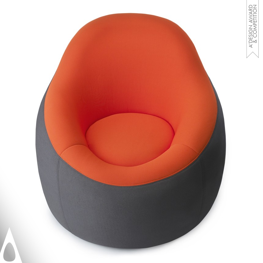 OMO Modern Chair and Ottoman designed by Omo Modern Design Team Mr. Lee & Mr. Kim