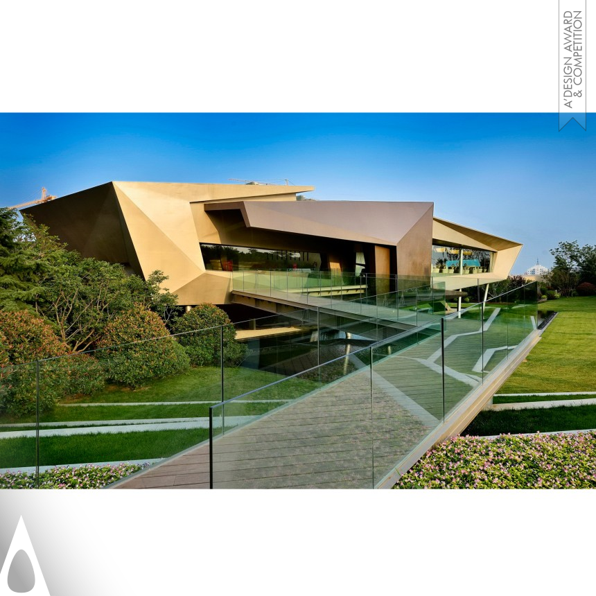 Golden Architecture, Building and Structure Design Award Winner 2015 City Crossing Sales Office 