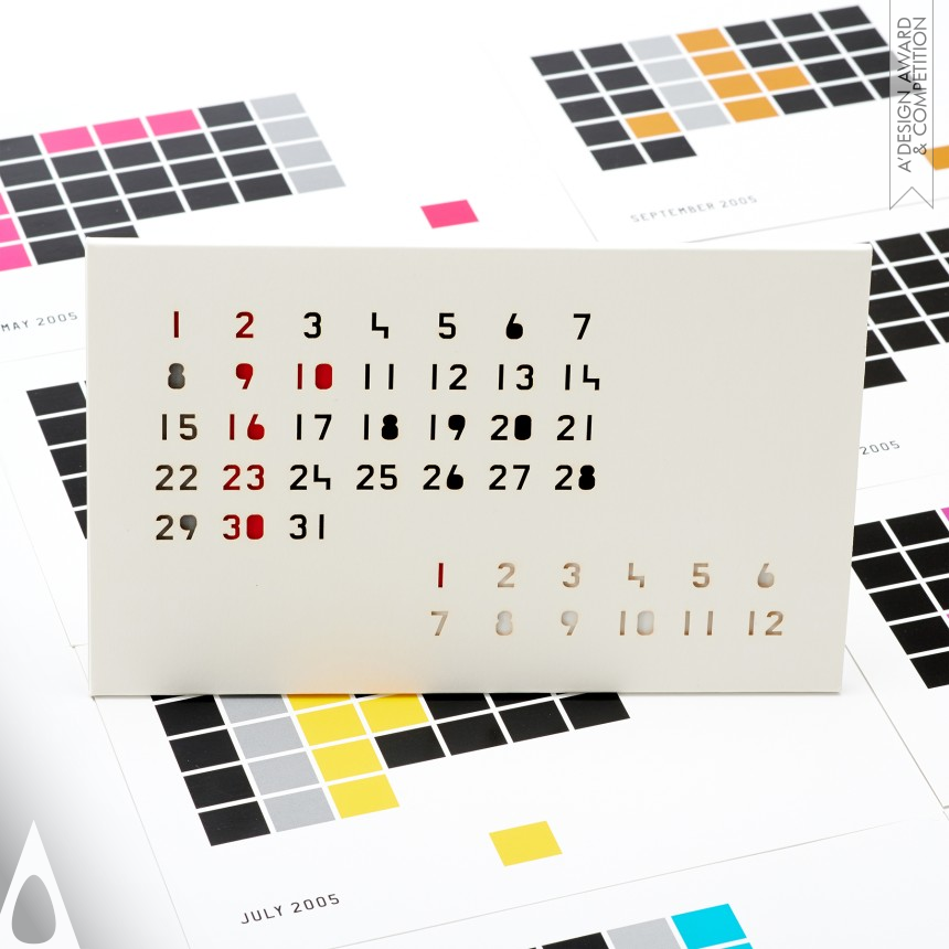 Katsumi Tamura's Calendar “Color Cartridge” Calendar