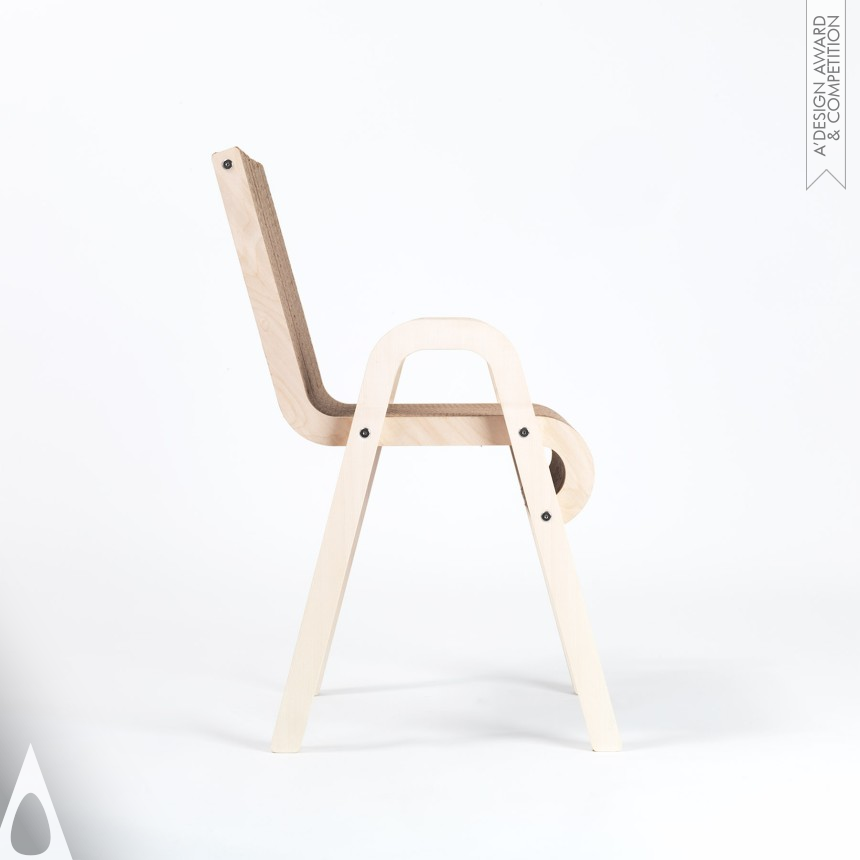 Silver Sustainable Products, Projects and Green Design Award Winner 2015 Less Sustainable chair 