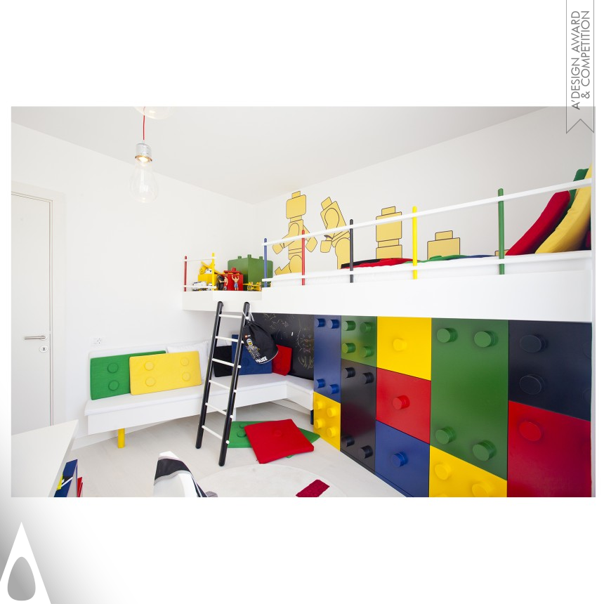 Bronze Interior Space and Exhibition Design Award Winner 2015 Connected Box Kids Room 