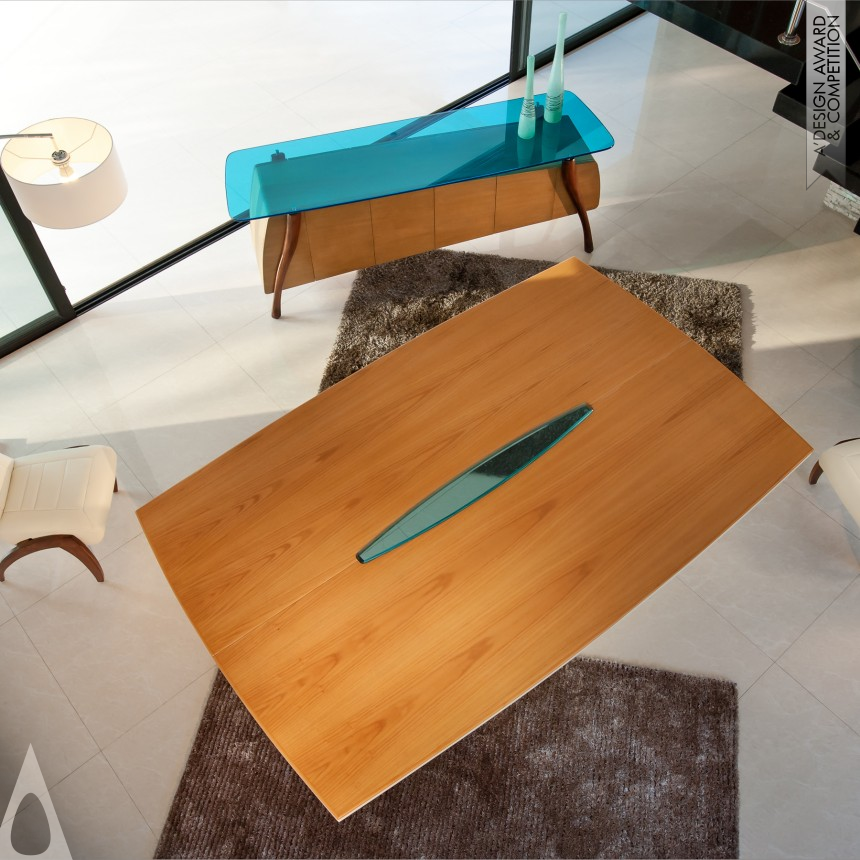 Golden Furniture Design Award Winner 2015 Aero Dining Table 