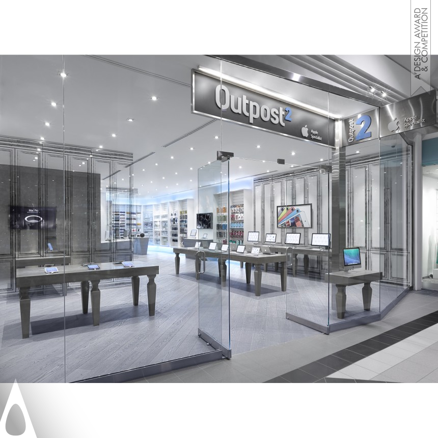 Outpost 2 - Apple Specialist - Iron Interior Space and Exhibition Design Award Winner