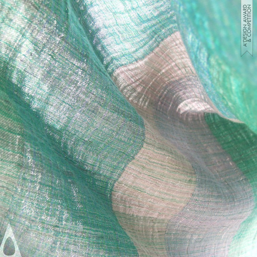 Aqua Flax - Iron Textile, Fabric, Textures, Patterns and Cloth Design Award Winner