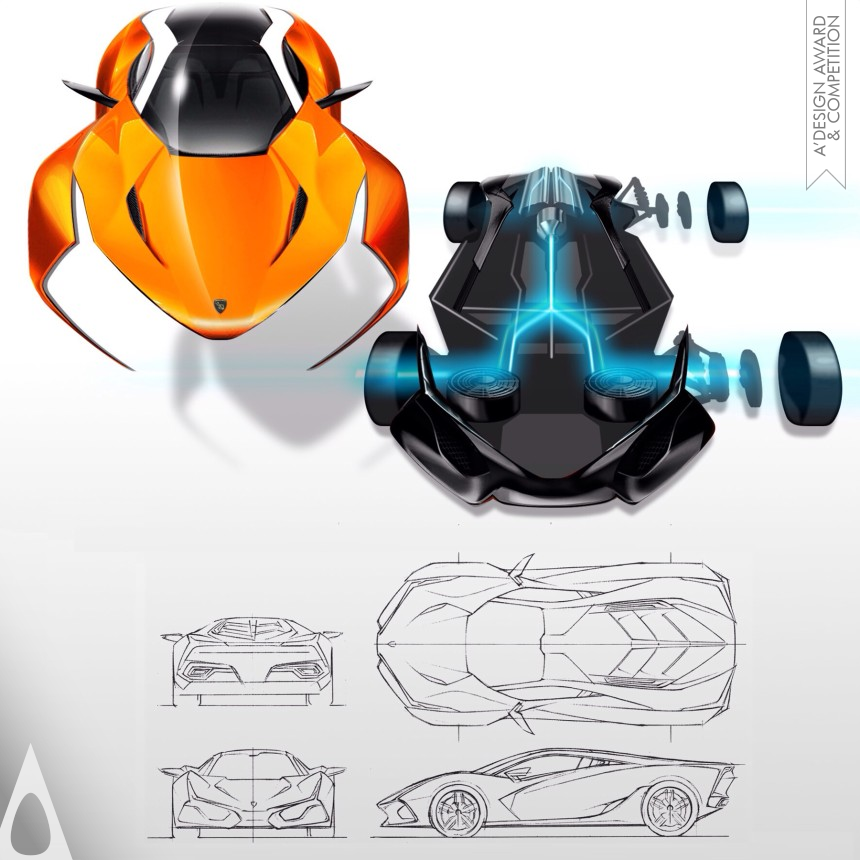 DAISUKE IGUCHI's L.a. Vision Concept Aerodynamics and EV system