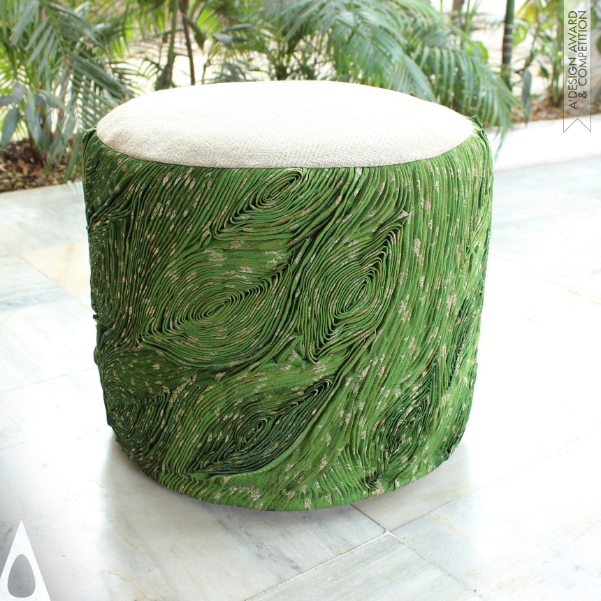 Avni Sejpal's Upcycled-Saree  Collection Furniture