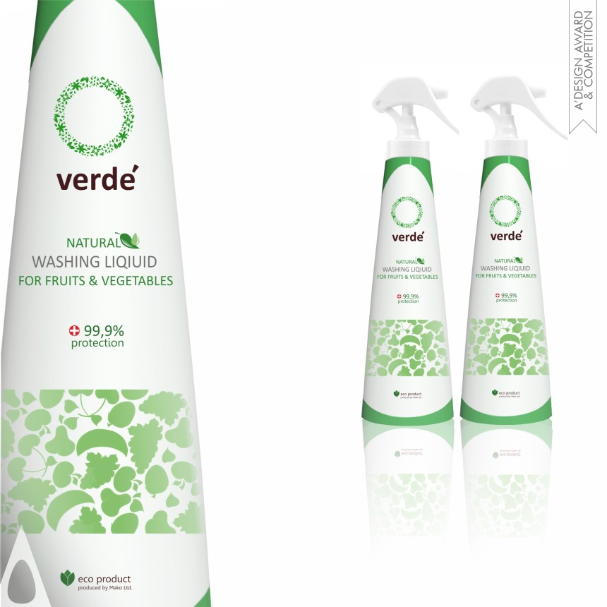 Iron Packaging Design Award Winner 2015 Washing liquid for fruits & vegetables Washing Liquid Container 