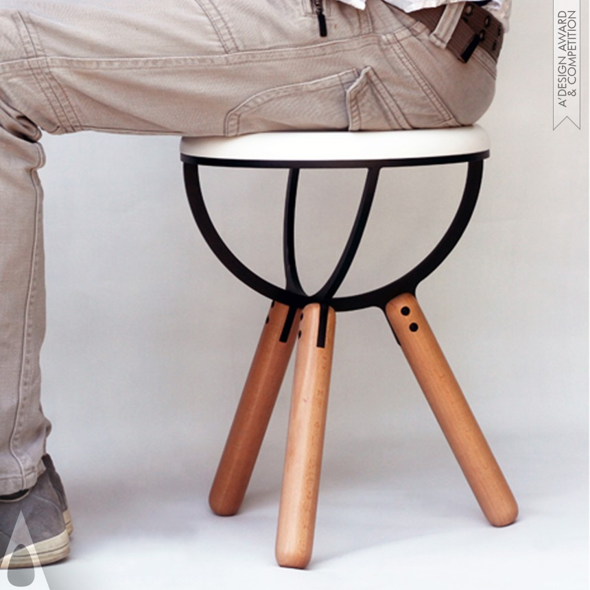 Lefteris Tsampikakis's  Illusive   Stool