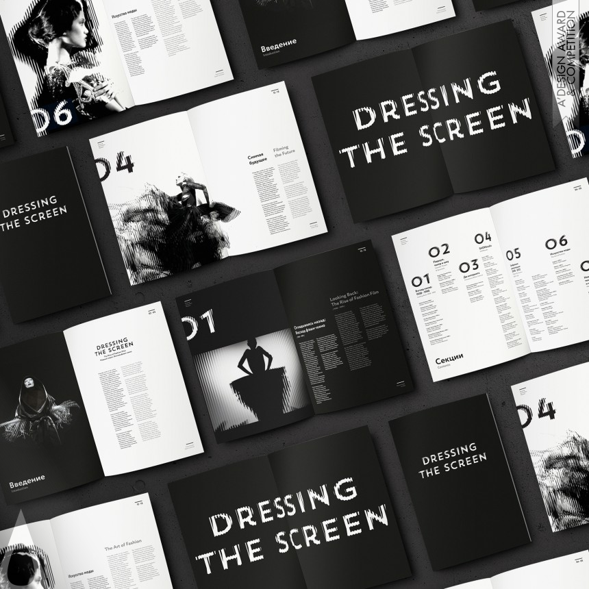 Roma Lazarev & Co's Dressing The Screen  Exhibition Identity