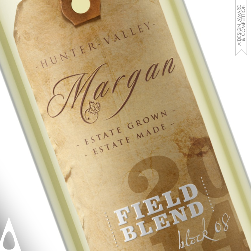 Angela Spindler's Margan-Field Blend Wine label