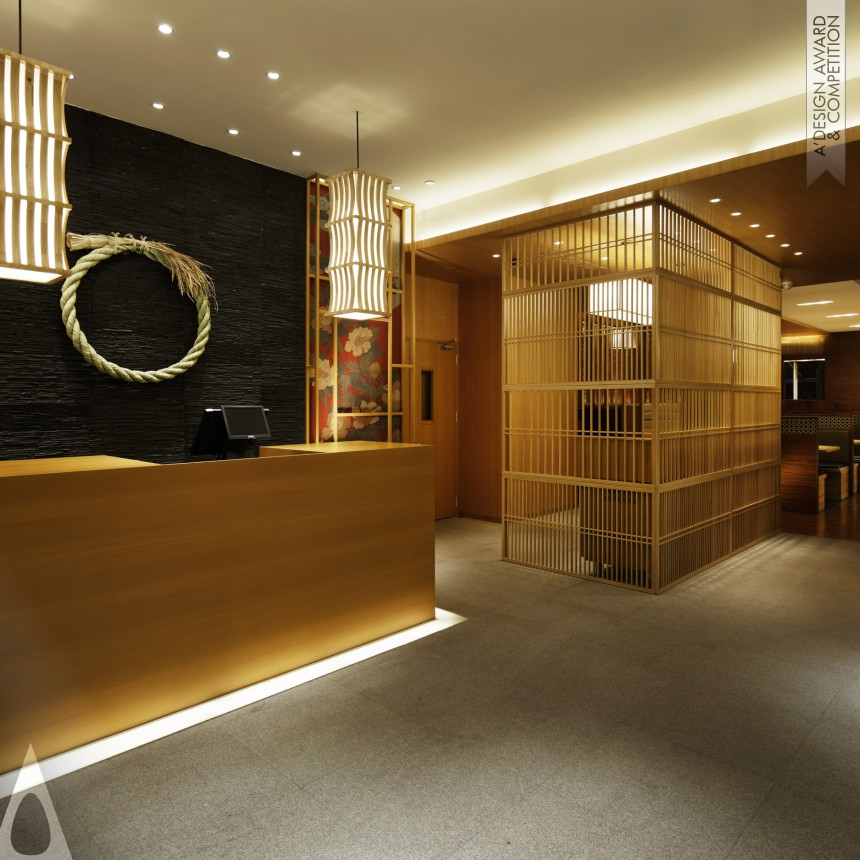 Silver Interior Space and Exhibition Design Award Winner 2015 Saboten Beijing the 1st Japanese Cutlet Restaurant 