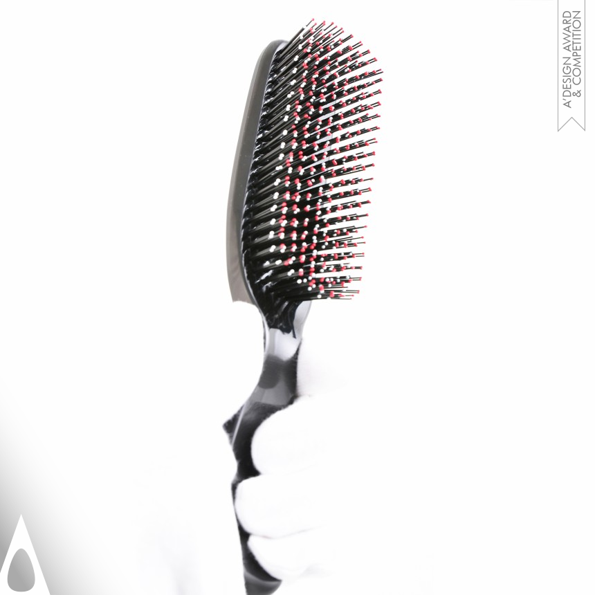 Iron Beauty, Personal Care and Cosmetic Products Design Award Winner 2015 Tender Care Brush Massaging and Stying Hairbrush 