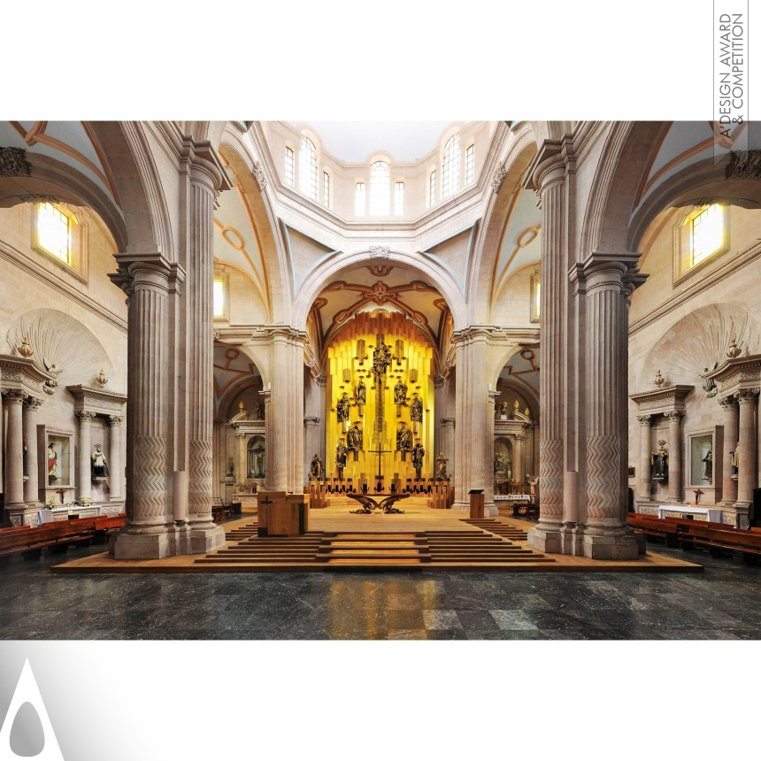 Golden Cultural Heritage and Culture Industry Design Award Winner 2015 High Altar Zacatecas Cathedral High Altarpiece and Ceremonial Space 