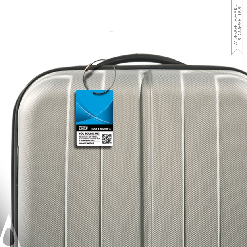 Missing Link - Smart Luggage Tags designed by Luis Villalobos Jr & Alvin Saywa