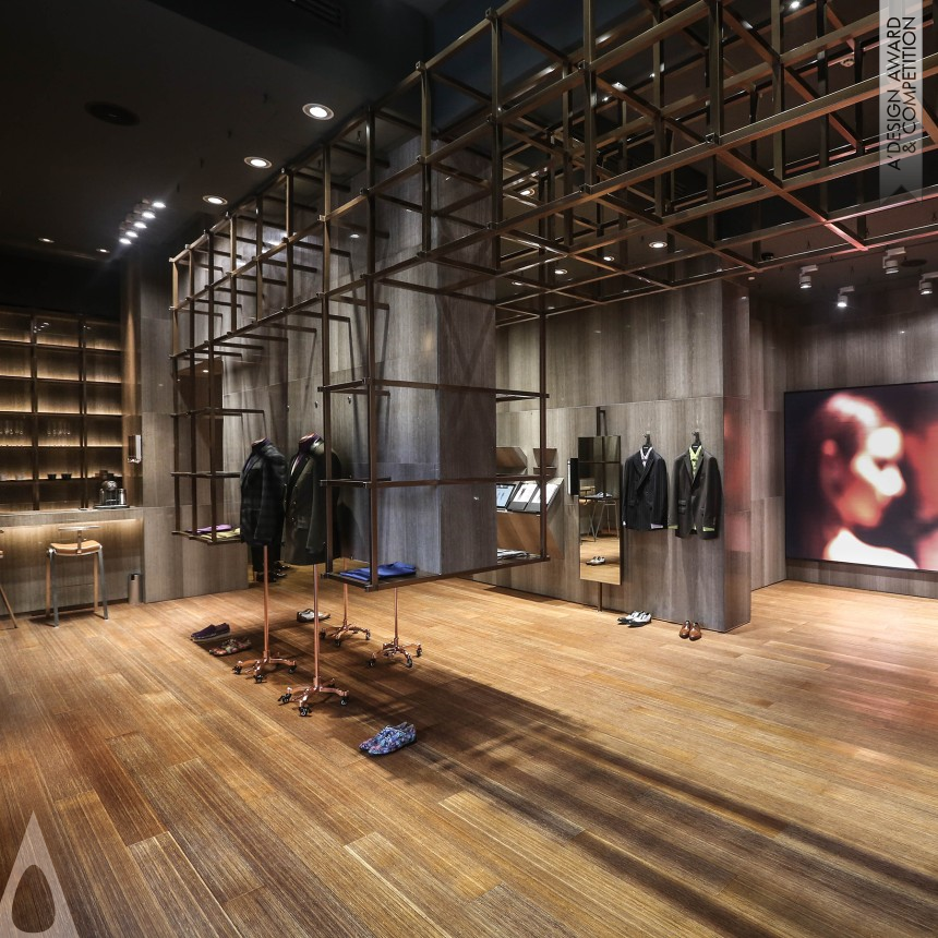 Silver Interior Space and Exhibition Design Award Winner 2015 coolette Clothing Store 