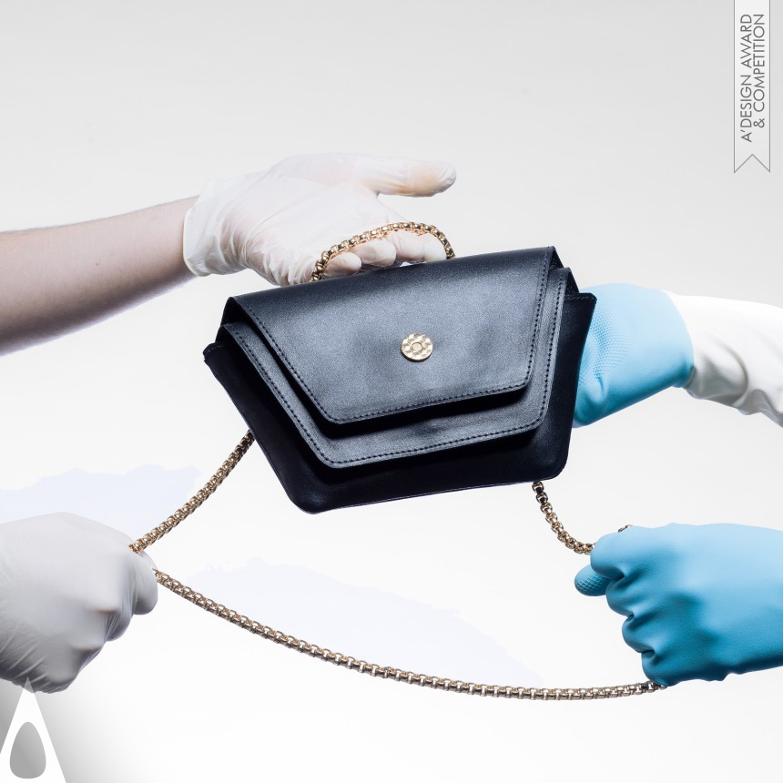 Ellia Wang's Geometry Layer Clutch Handbag