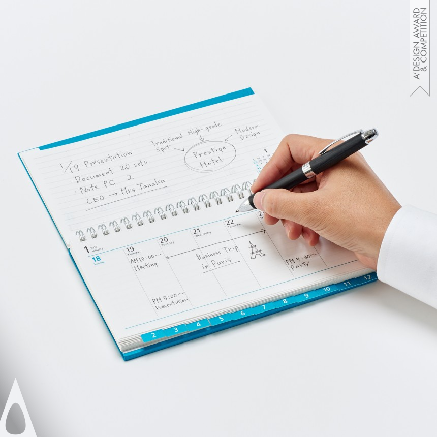 Multi-use Desk Calendar designed by Katsumi Tamura