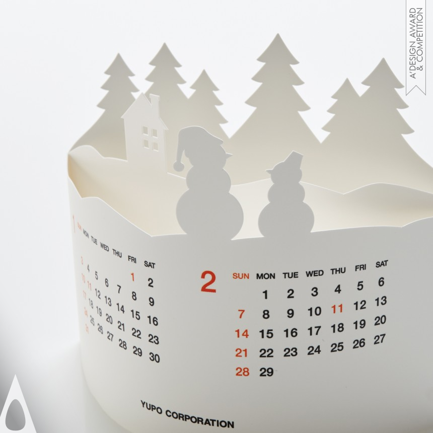 Silver Graphics, Illustration and Visual Communication Design Award Winner 2015 Arc Calendar Calendar 