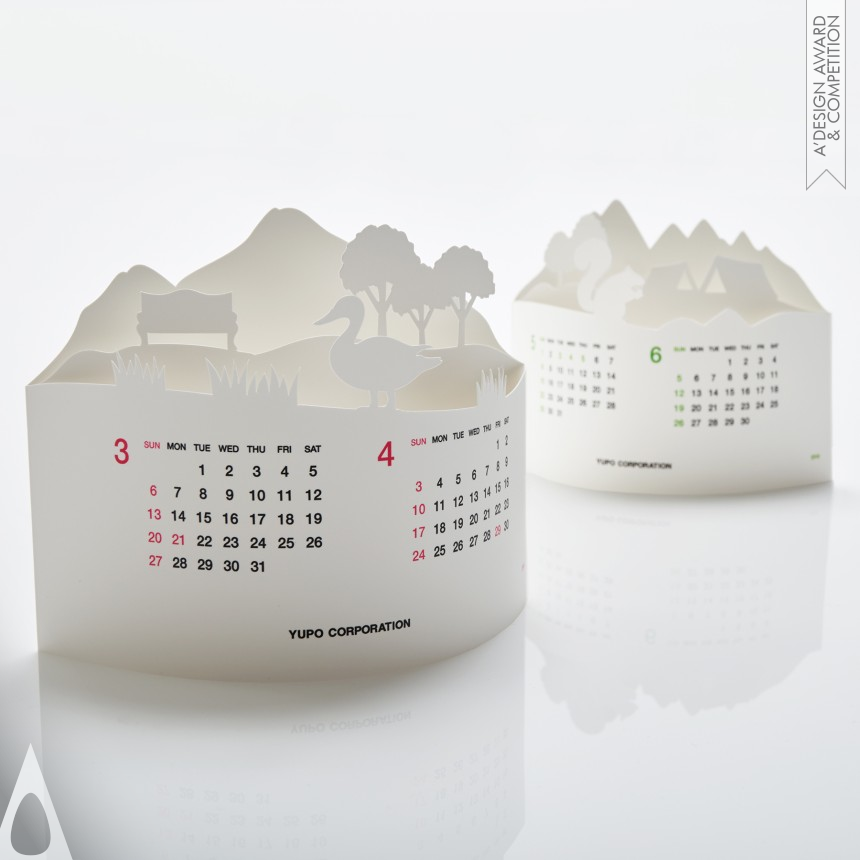 Arc Calendar designed by Katsumi Tamura