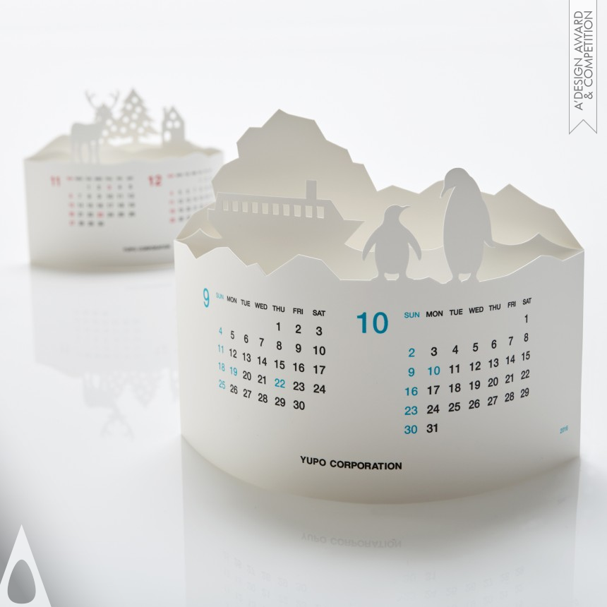 Arc Calendar - Silver Graphics, Illustration and Visual Communication Design Award Winner