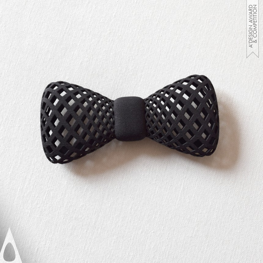 Silver 3D Printed Forms and Products Design Award Winner 2015 The BowTie Bow Tie 