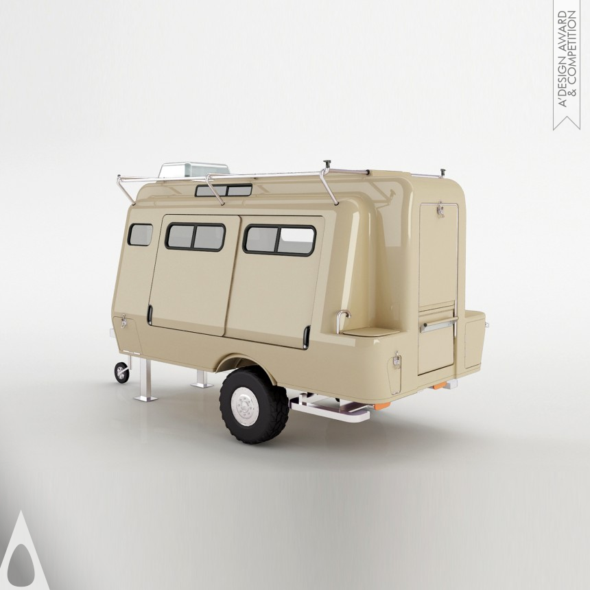 Iron Vehicle, Mobility and Transportation Design Award Winner 2015 Elovan Camping Trailer 