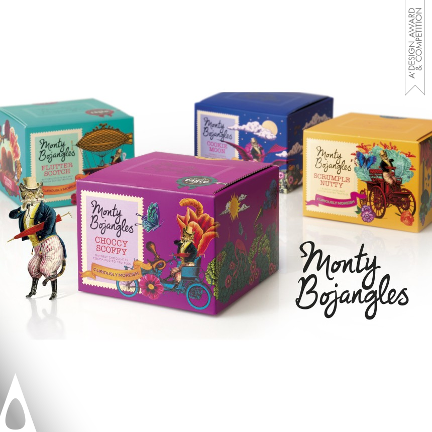 Iron Packaging Design Award Winner 2015 Monty Bojangles Confectionery Packaging 