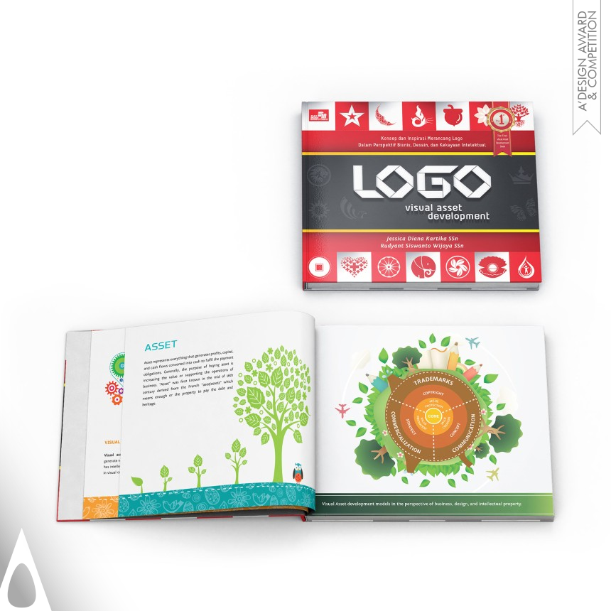 Bronze Print and Published Media Design Award Winner 2015 "Logo: Visual Asset Development" book Book 