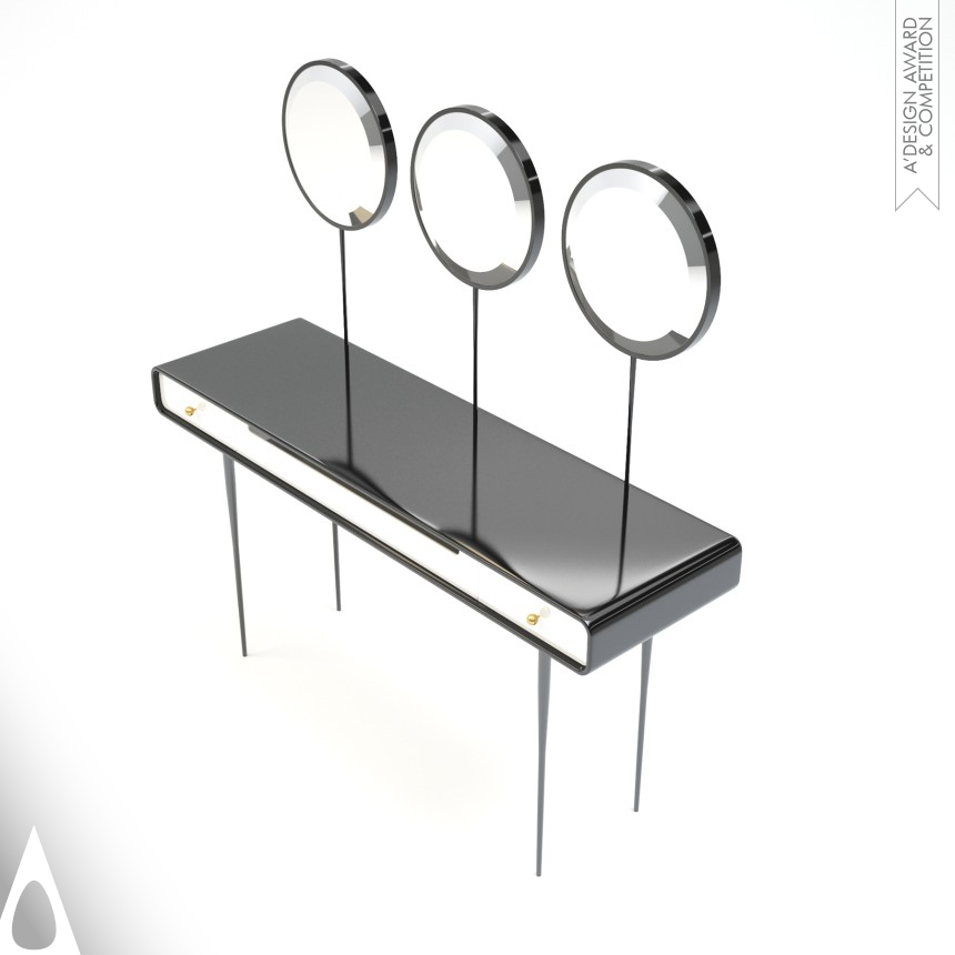 Silver Limited Edition and Custom Design Award Winner 2015 Alien 3.0 Boudoir table 