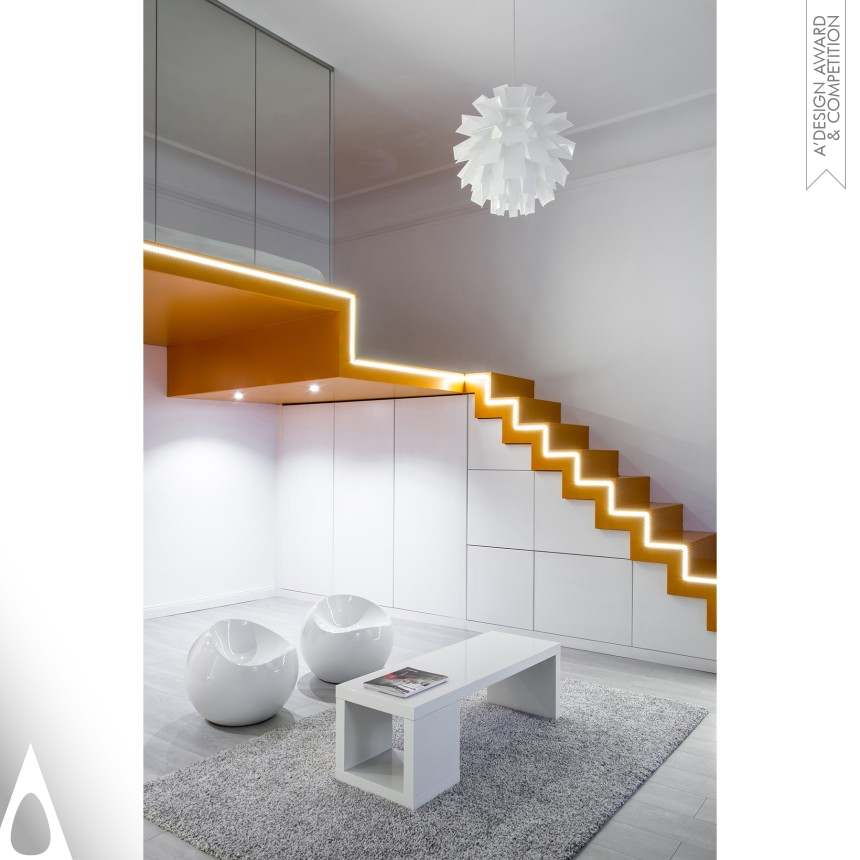 Silver Interior Space and Exhibition Design Award Winner 2015 Youth to Youth Bedroom Loft 