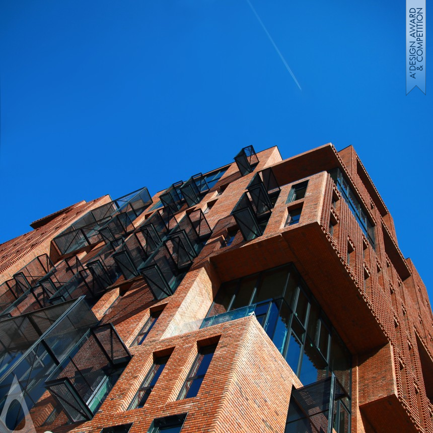 RED APPLE RESIDENTIAL BUILDING designed by AEDES STUDIO