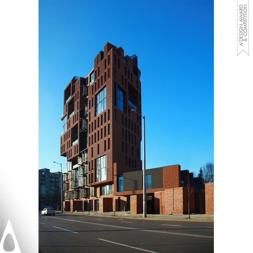 RED APPLE RESIDENTIAL BUILDING - Silver Architecture, Building and Structure Design Award Winner