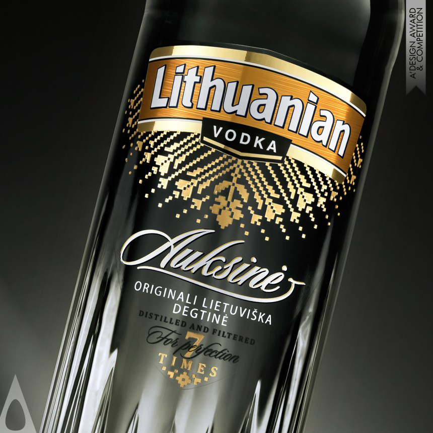 Lithuanian Vodka Gold designed by Studija Creata